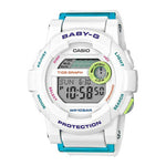 CASIO BABY-G BGD-180FB-7DR G-LIDE DIGITAL QUARTZ WHITE RESIN WOMEN'S WATCH - H2 Hub Watches