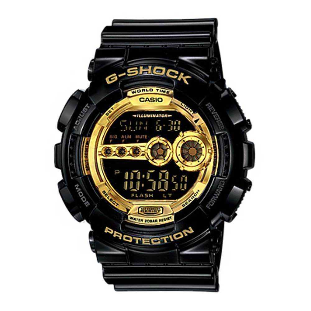 CASIO G-SHOCK GD-100GB-1DR DIGITAL QUARTZ BLACK RESIN MEN'S WATCH - H2 Hub Watches