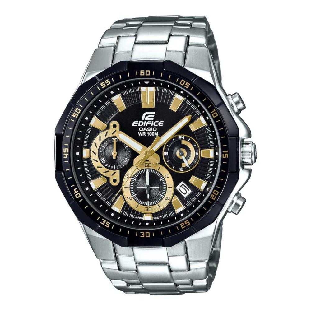 CASIO EDIFICE EFR-554D-1A9VUDF CHRONOGRAPH SILVER STAINLESS STEEL MEN'S WATCH - H2 Hub Watches