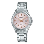 CASIO GENERAL LTP-1308D 4AVDF QUARTZ SILVER STAINLESS STEEL WOMEN'S WATCH - H2 Hub Watches