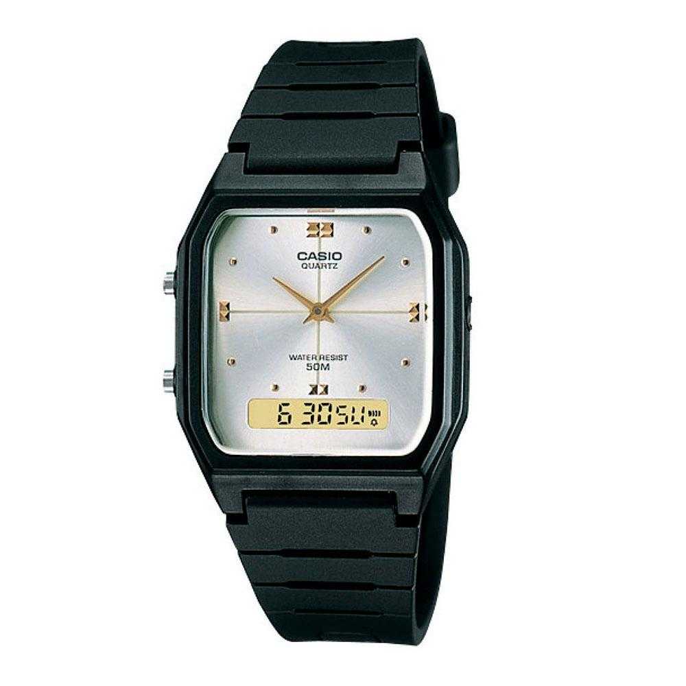 CASIO GENERAL AW-48HE-7AVDF DIGITAL QUARTZ BLACK RESIN MEN'S WATCH - H2 Hub Watches