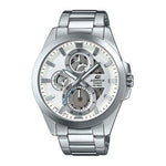 CASIO EDIFICE ESK-300D-7AVUDF CHRONOGRAPH SILVER STAINLESS STEEL MEN'S WATCH - H2 Hub Watches