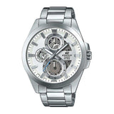 CASIO EDIFICE ESK-300D-7AVUDF CHRONOGRAPH SILVER STAINLESS STEEL MEN'S WATCH - H2 Hub Watches