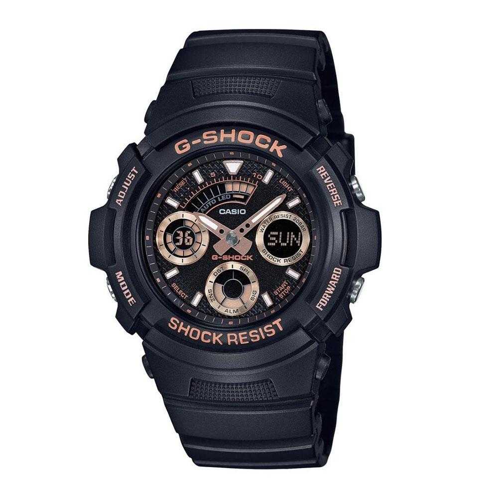 CASIO G-SHOCK AW-591GBX-1A4DR DIGITAL QUARTZ BLACK RESIN MEN'S WATCH - H2 Hub Watches