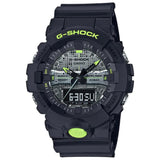 CASIO G-SHOCK GA-800DC-1ADR BLACK RESIN STRAP MEN'S WATCH