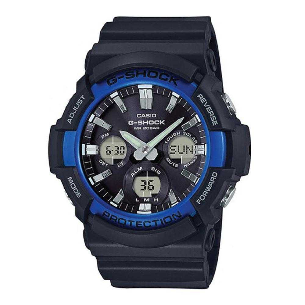 CASIO G-SHOCK GAS-100B-1A2DR DIGITAL QUARTZ BLUE RESIN UNISEX'S WATCH - H2 Hub Watches
