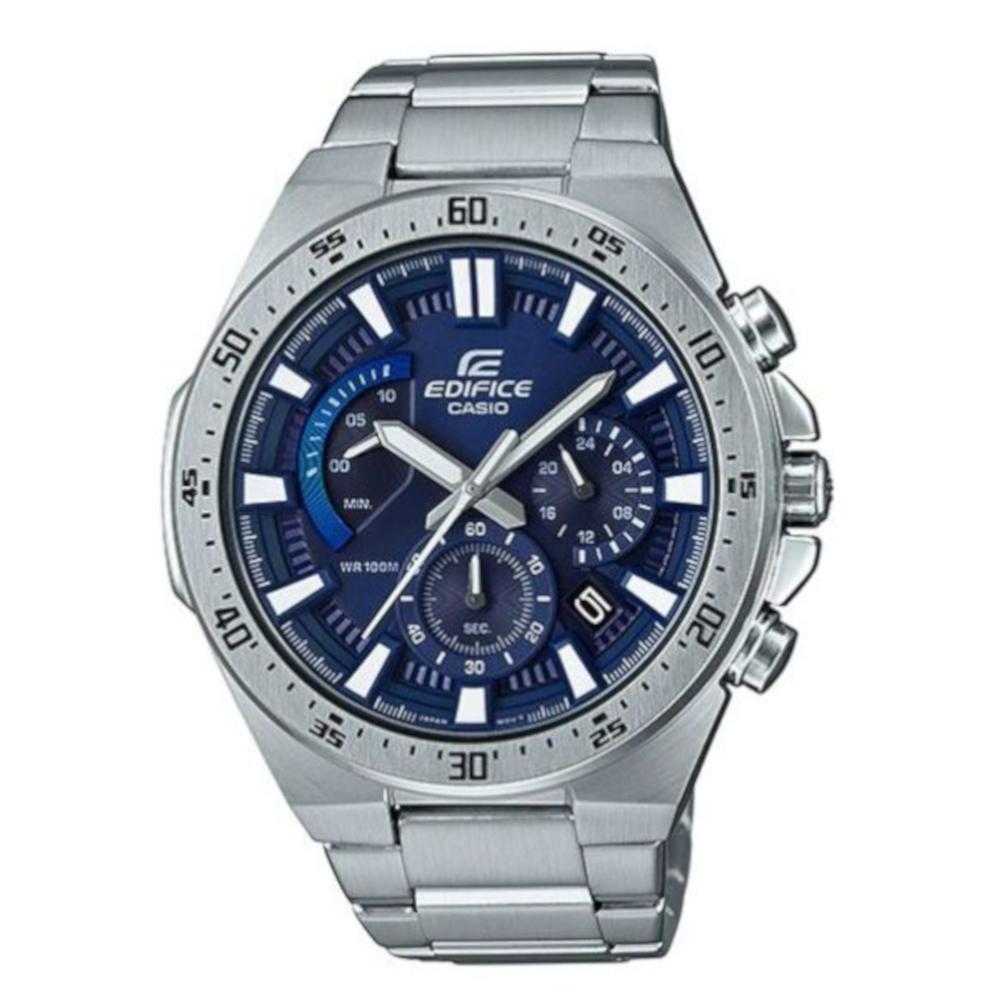 CASIO EDIFICE EFR-563D-2AVUDF CHRONOGRAPH SILVER STAINLESS STEEL MEN'S WATCH - H2 Hub Watches