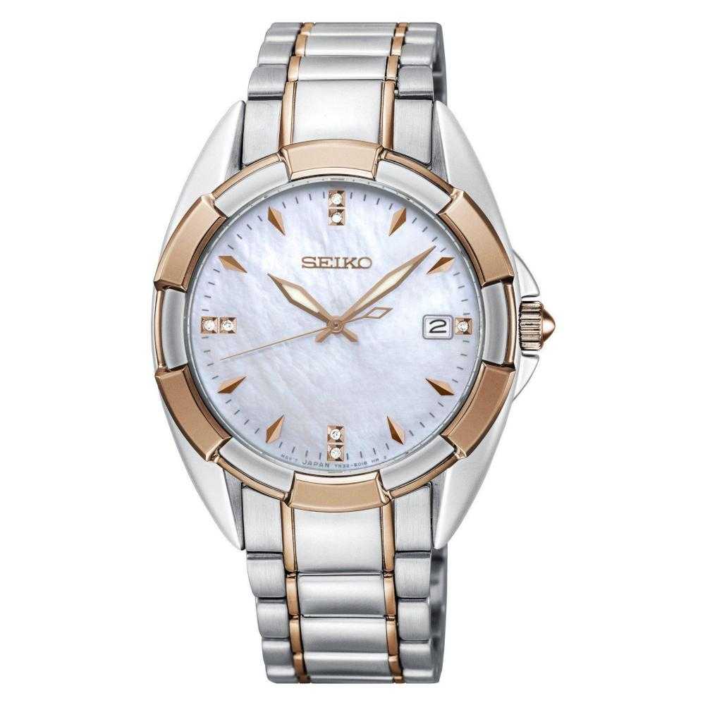 SEIKO GENERAL DAME SKK888P1 STAINLESS STEEL WOMEN'S TWO TONE WATCH - H2 Hub Watches