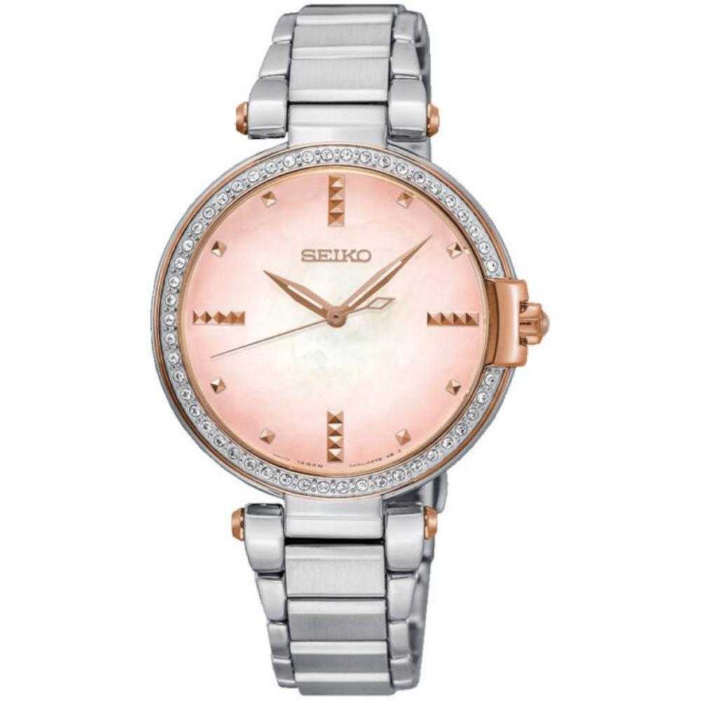 SEIKO GENERAL MALLISTO SRZ514P1 STAINLESS STEEL WOMEN'S TWO TONE WATCH - H2 Hub Watches