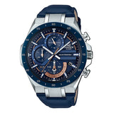 CASIO EDIFICE EQS-920BL-2AVUDF BLUE LEATHER MEN'S WATCH