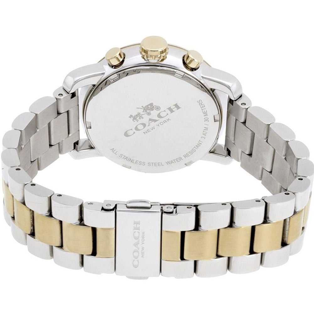 COACH LEGACY SPORT CHRONOGRAPH TWO TONE STAINLESS STEEL 14502372 WOMEN'S WATCH - H2 Hub Watches