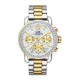 COACH LEGACY SPORT CHRONOGRAPH TWO TONE STAINLESS STEEL 14502372 WOMEN'S WATCH - H2 Hub Watches