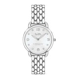 COACH DELANCEY ANALOG QUARTZ SILVER STAINLESS STEEL 14502781 WOMEN'S WATCH - H2 Hub Watches