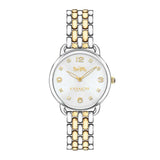 COACH DELANCEY ANALOG QUARTZ TWO TONE STAINLESS STEEL 14502784 WOMEN'S WATCH - H2 Hub Watches