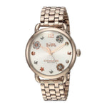 COACH DELANCEY ANALOG QUARTZ ROSE GOLD STAINLESS STEEL 14502811 WOMEN'S WATCH - H2 Hub Watches