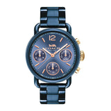 COACH DELANCY SPORT CHRONOGRAPH BLUE STAINLESS STEEL 14502842 WOMEN'S WATCH - H2 Hub Watches