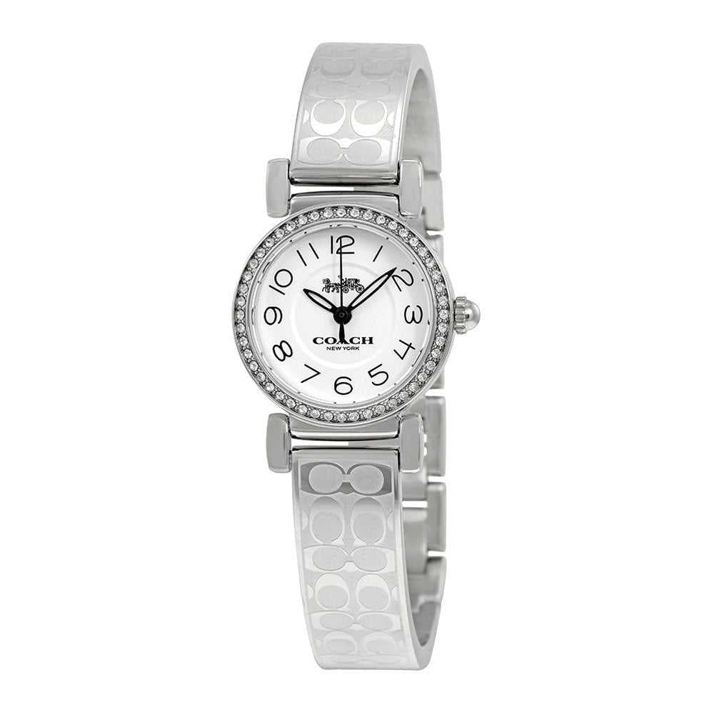 COACH MADISON ANALOG QUARTZ SILVER STAINLESS STEEL 14502870 WOMEN'S WATCH - H2 Hub Watches