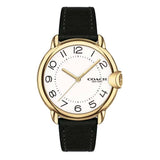 COACH ARDEN 14503606 BLACK LEATHER WOMEN WATCH