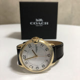 COACH ARDEN 14503606 BLACK LEATHER WOMEN WATCH