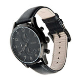 HUGO BOSS CHRONOGRAPH SILVER STAINLESS STEEL 1512567 LEATHER STRAP  MEN'S WATCH - H2 Hub Watches