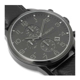 HUGO BOSS CHRONOGRAPH SILVER STAINLESS STEEL 1512567 LEATHER STRAP  MEN'S WATCH - H2 Hub Watches