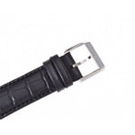 HUGO BOSS SUB-SECOND ANALOG QUARTZ SILVER STAINLESS STEEL 1512844 BLACK LEATHER STRAP MEN'S WATCH - H2 Hub Watches