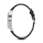 HUGO BOSS ARCHITECTURE ANALOG QUARTZ SILVER STAINLESS STEEL 1512911 LEATHER STRAP MEN'S WATCH - H2 Hub Watches