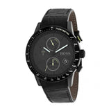 HUGO BOSS RAFALE CHRONOGRAPH BLACK STAINLESS STEEL 1513389 LEATHER STRAP MEN'S WATCH - H2 Hub Watches