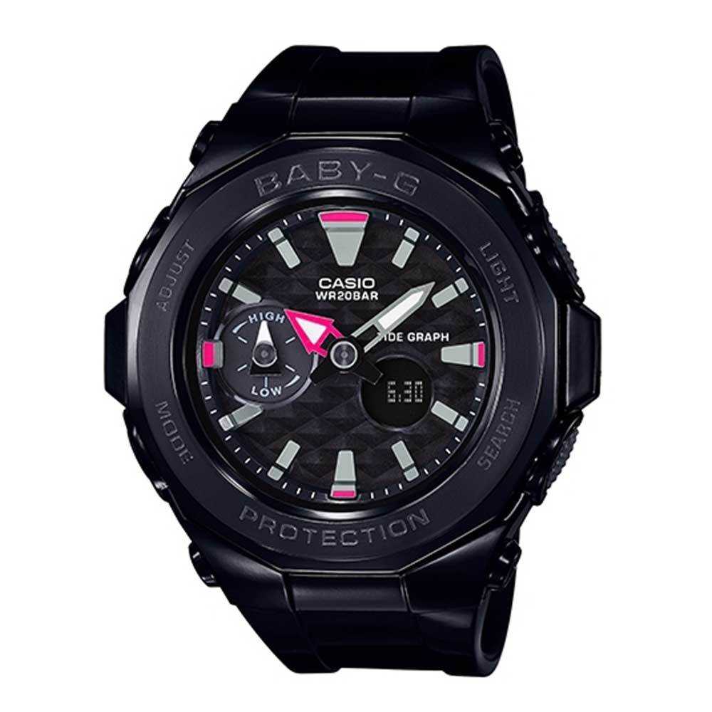 CASIO BABY-G BGA-225G-1ADR DIGITAL QUARTZ BLACK RESIN WOMEN'S WATCH - H2 Hub Watches