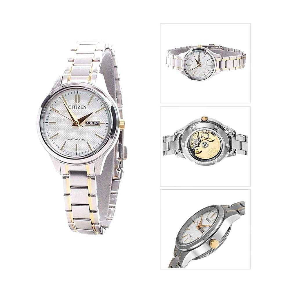 CITIZEN PD7144-57AB AUTOMATIC TWO TONE STAINLESS STEEL WOMEN'S WATCH - H2 Hub Watches