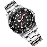 CITIZEN NJ0120-81E PROMASTER MECHANICAL BLACK DIAL AUTOMATIC STAINLESS STEEL MEN'S WATCH