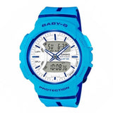 CASIO BABY-G BGA-240-2A2DR DIGITAL QUARTZ BLUE RESIN WOMEN'S WATCH - H2 Hub Watches