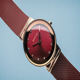 BERING 10126-363 RED MESH WOMEN'S WATCH
