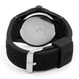 FERRARI REDREV ANALOG QUARTZ BLACK STAINLESS STEEL 0830249 BLACK SILICONE STRAP MEN'S WATCH - H2 Hub Watches