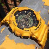 CASIO G-SHOCK GA-110CM-9ADR DIGITAL QUARTZ YELLOW RESIN UNISEX'S WATCH - H2 Hub Watches