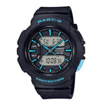 CASIO BABY-G BGA-240-1A3DR RUNNING DIGITAL QUARTZ BLUE RESIN WOMEN'S WATCH - H2 Hub Watches