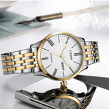 CITIZEN NH8354-58AB AUTOMATIC TWO TONE GOLD STAINLESS STEEL MEN'S WATCH - H2 Hub Watches