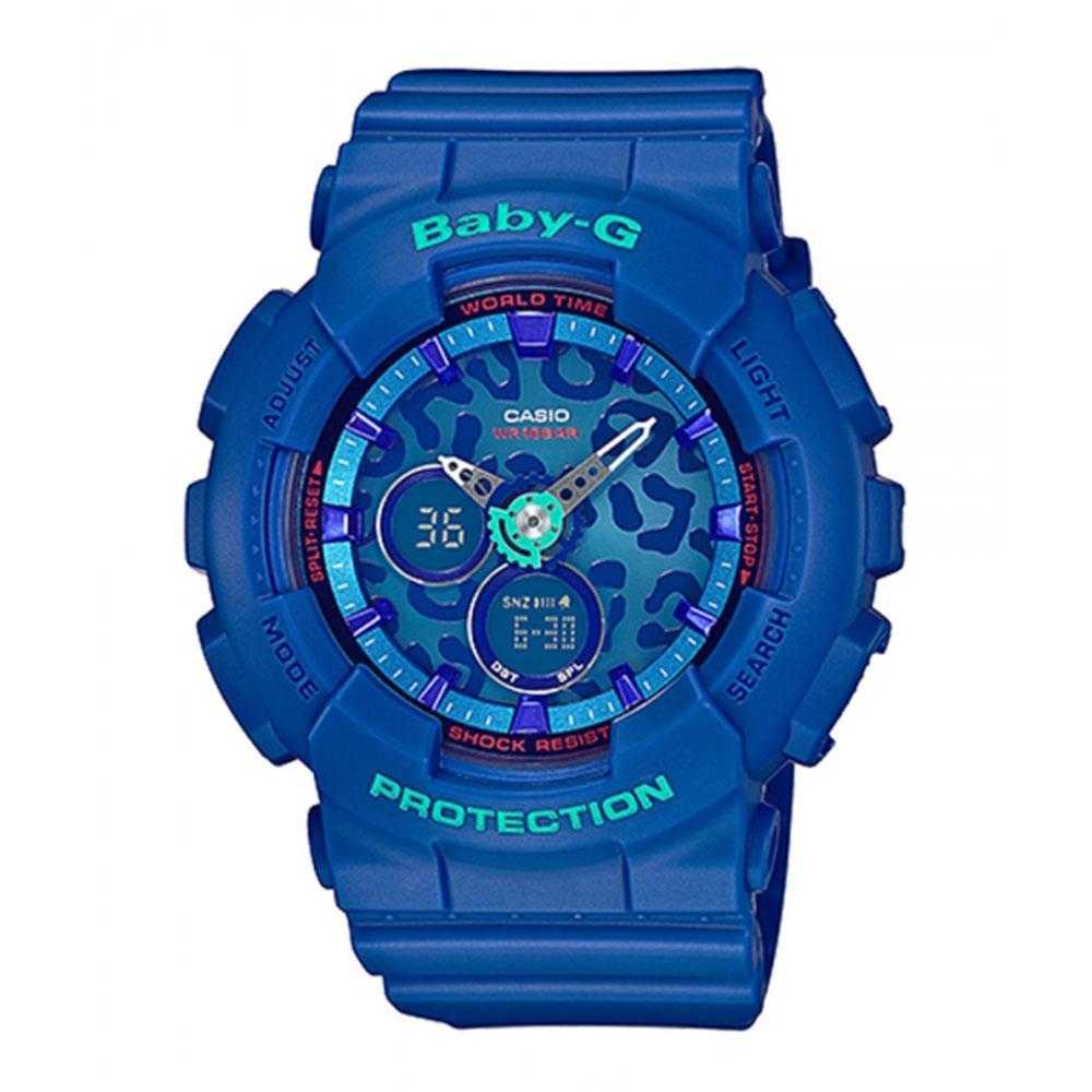 CASIO BABY-G BA-120LP-2ADR DIGITAL QUARTZ BLUE RESIN WOMEN'S WATCH - H2 Hub Watches