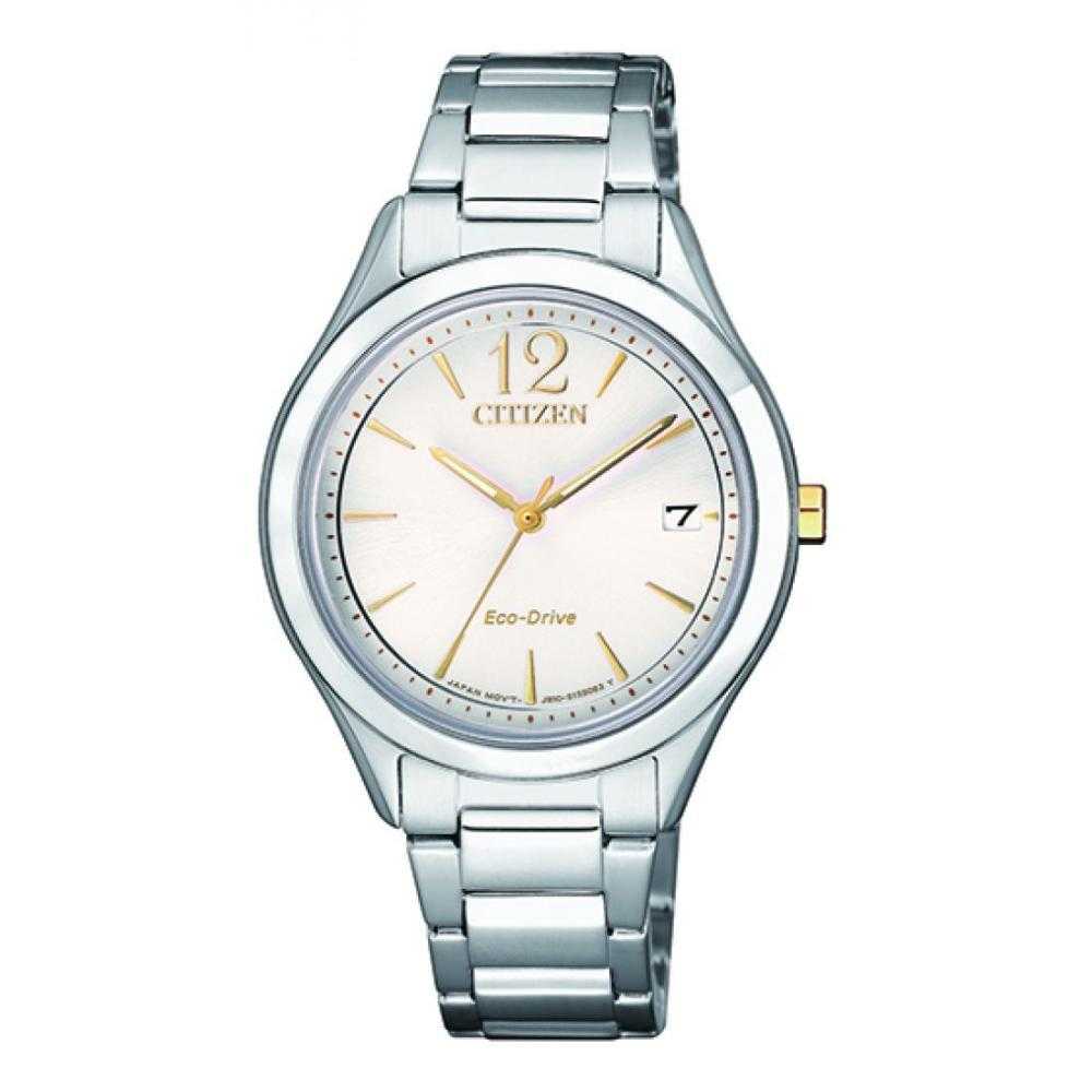 CITIZEN FE6124-85A ECO-DRIVE SILVER STAINLESS STEEL WOMEN'S WATCH - H2 Hub Watches