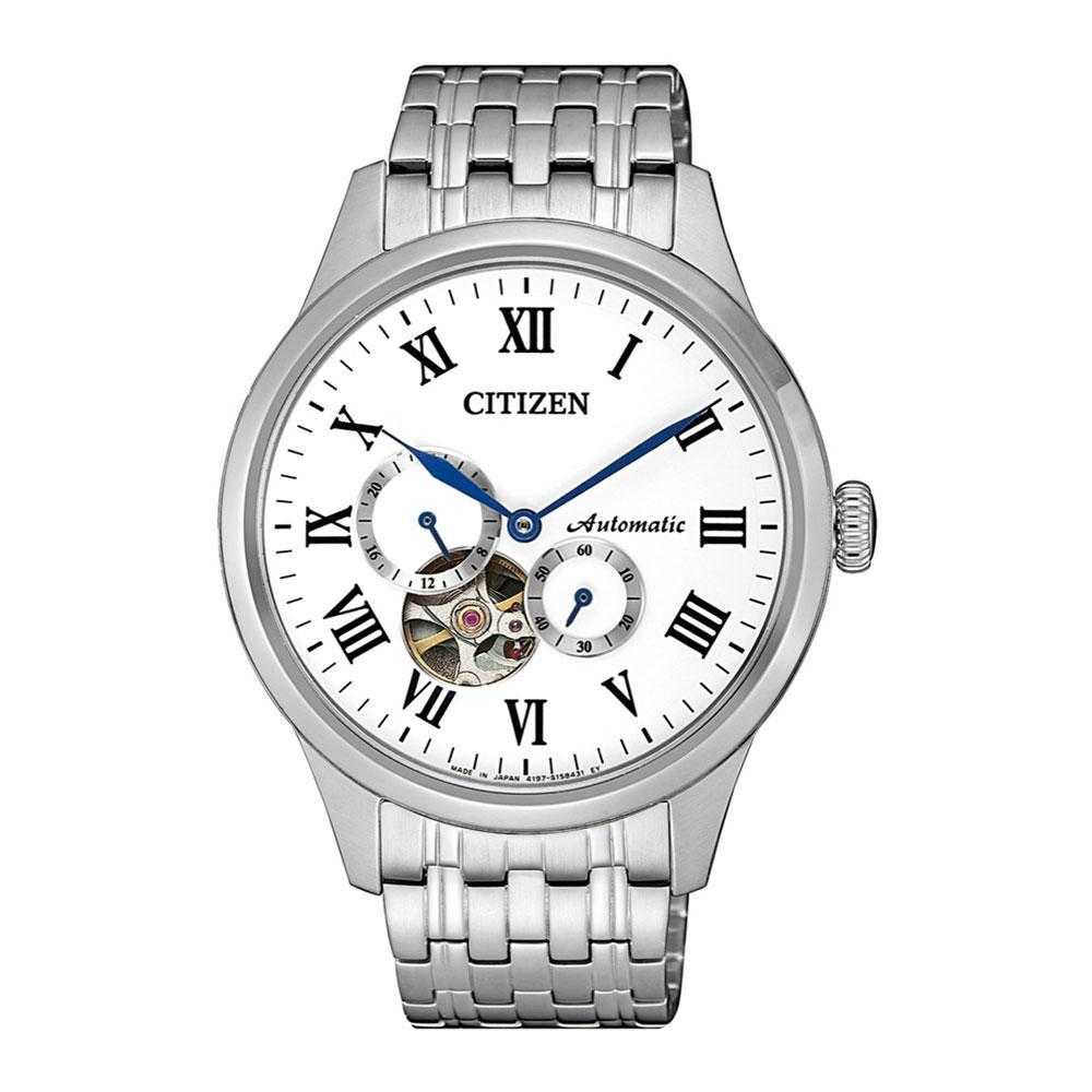 CITIZEN NP1020-82A AUTOMATIC SILVER STAINLESS STEEL MEN'S WATCH - H2 Hub Watches