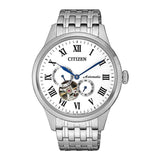 CITIZEN NP1020-82A AUTOMATIC SILVER STAINLESS STEEL MEN'S WATCH - H2 Hub Watches