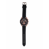 CASIO EDIFICE EFR-559BGL-1AVUDF CHRONOGRAPH BLACK LEATHER STRAP MEN'S WATCH - H2 Hub Watches