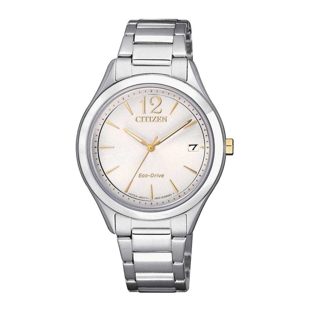 CITIZEN FE6124-85A ECO-DRIVE SILVER STAINLESS STEEL WOMEN'S WATCH - H2 Hub Watches