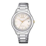 CITIZEN FE6124-85A ECO-DRIVE SILVER STAINLESS STEEL WOMEN'S WATCH - H2 Hub Watches