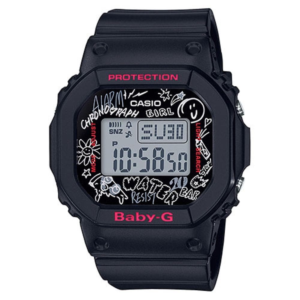 CASIO BABY-G BGD-560SK-1DR GRAFFITI WOMEN'S WATCH - H2 Hub Watches