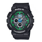 CASIO BABY-G BA-120-1BDR DIGITAL QUARTZ BLACK RESIN WOMEN'S WATCH - H2 Hub Watches
