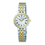 SEIKO GENERAL SRZ462P1 ANALOG STAINLESS STEEL WOMEN'S TWO TONE WATCH - H2 Hub Watches