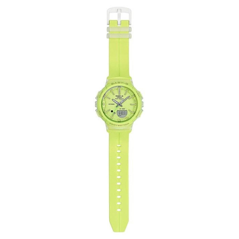 CASIO BABY-G BGS-100-9ADR DIGITAL QUARTZ GREEN RESIN WOMEN'S WATCH - H2 Hub Watches