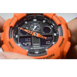 CASIO G-SHOCK GA-100L-4ADR DIGITAL QUARTZ RED RESIN UNISEX'S WATCH - H2 Hub Watches