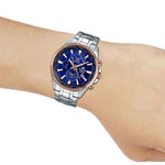 CASIO EDIFICE EFR-304PG-2AVUDF 3-HAND ANALOG TWO TONE STAINLESS STEEL MEN'S WATCH - H2 Hub Watches